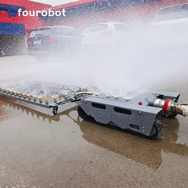 Fire Robot For cooling EV Fire